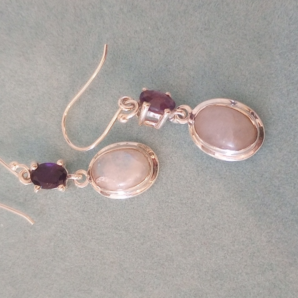 Silver earrings